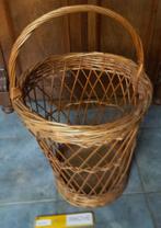 HOGE MAND * WILGENHOUT * Handwerk *, Huis en Inrichting, Woonaccessoires | Schalen en Manden, Mand, Verzenden, Rond, Nieuw