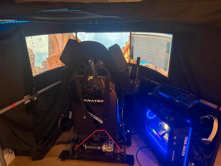 Dof reality race simulator, motion, vr compleet fanatec pc, Spelcomputers en Games, Virtual Reality, Gebruikt, Overige platformen