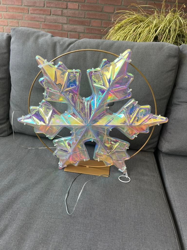 Sneeuwvlok lamp, decoratie lamp, Verzenden, Zo goed als nieuw, Lamp