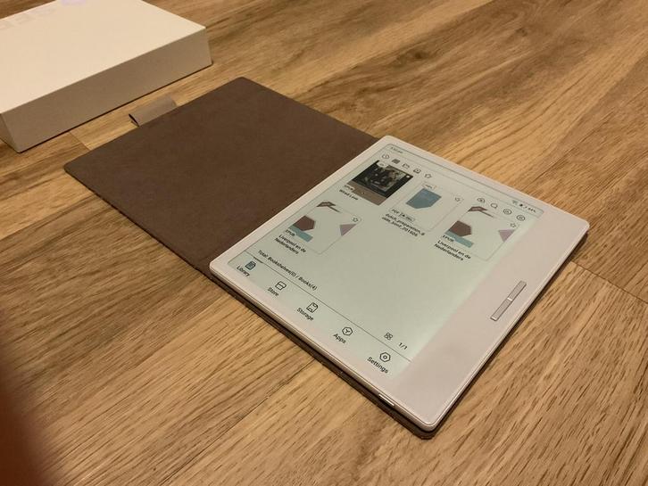 Boox Go Color 7 e-reader met hoes, Computers en Software, E-readers, Zo goed als nieuw, 7 inch, 16 GB of meer, Touchscreen, Ophalen of Verzenden