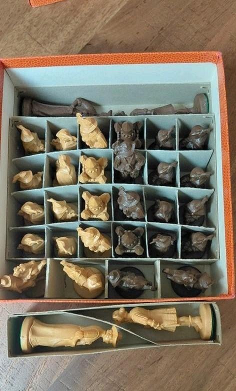 Weible Landsknecht Schaakstukken - Compleet & Zeer Goed, Ophalen of Verzenden, Zo goed als nieuw, Schaken