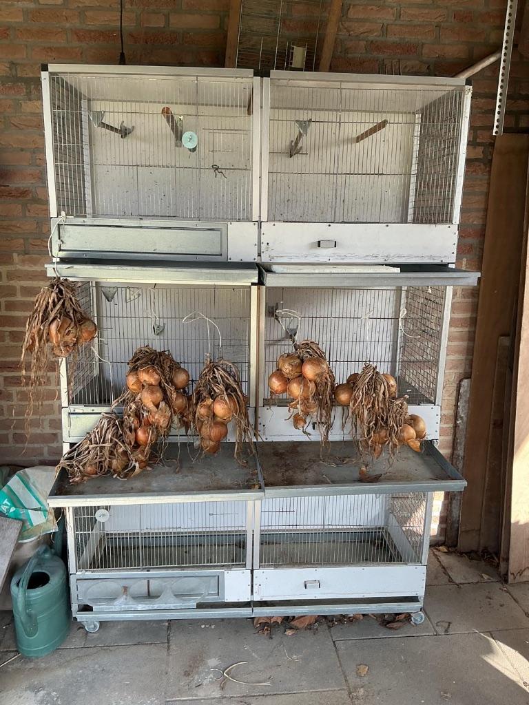 Volière !, Dieren en Toebehoren, Vogels | Hokken en Kooien, Ophalen, Gebruikt, Aluminium, Volière