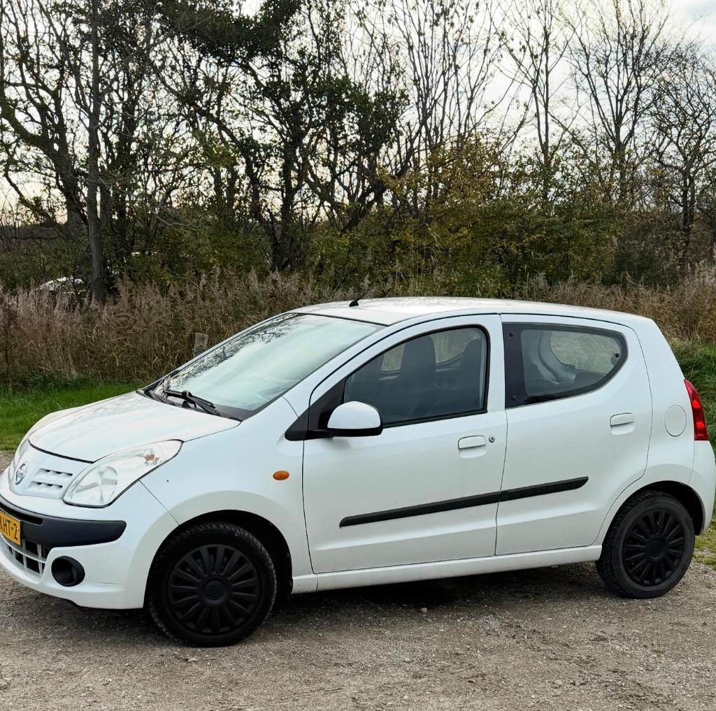 Nissan Pixo 1.0 50KW 5D 2010 Wit, Auto's, Nissan, Particulier, Pixo, Airconditioning, Centrale vergrendeling, Benzine, A, Hatchback
