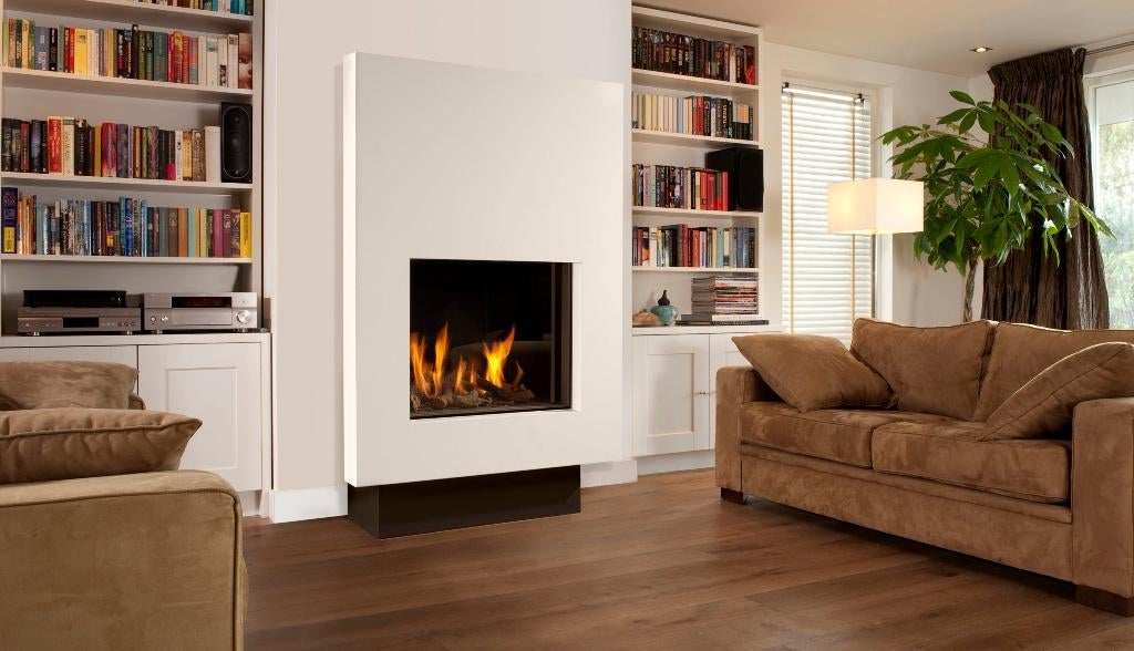 Showroommodel BELLFIRES DERBY LARGE 3 GASHAARD, Ophalen, Zo goed als nieuw, Inbouwhaard, Gashaard