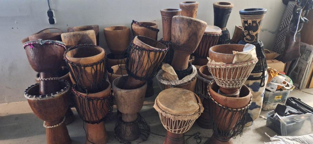Partij djembe’s / Afrikaanse drums keuze uit meerdere, Ophalen, Gebruikt, Trommel