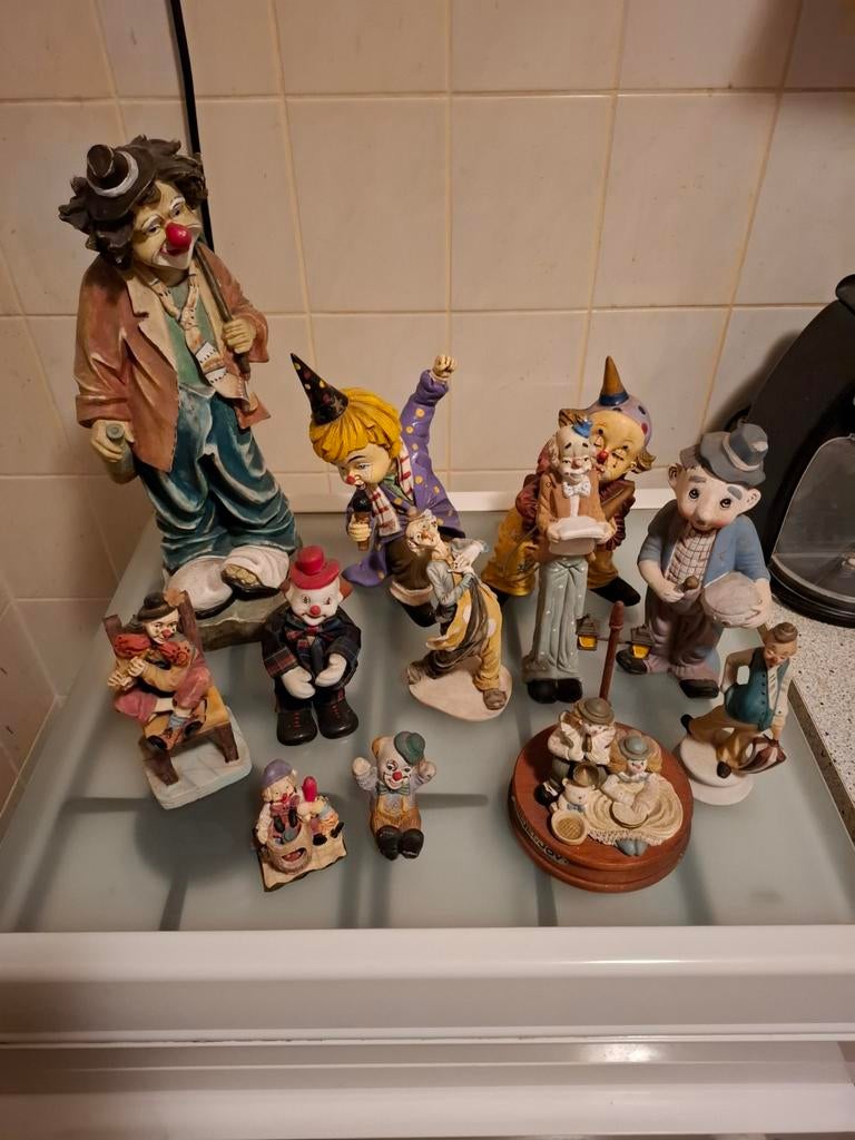 Mooie  clowns beeldjes, Ophalen of Verzenden, Zo goed als nieuw