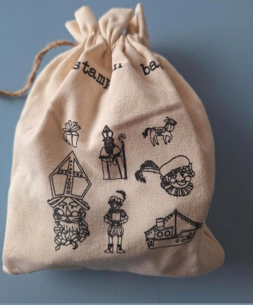 Sinterklaas houten stempels in zakje, Ophalen of Verzenden