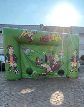 Opblaasbare Voetbal Goal te Huur - Plezier voor Elk Feest!, Hobby en Vrije tijd, Feestartikelen | Verhuur, Gebruikt, Overige, Ophalen