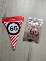 2 Verjaardag Slingers 65 Jaar - Nieuw!, Ophalen of Verzenden, Nieuw, Versiering, Verjaardag