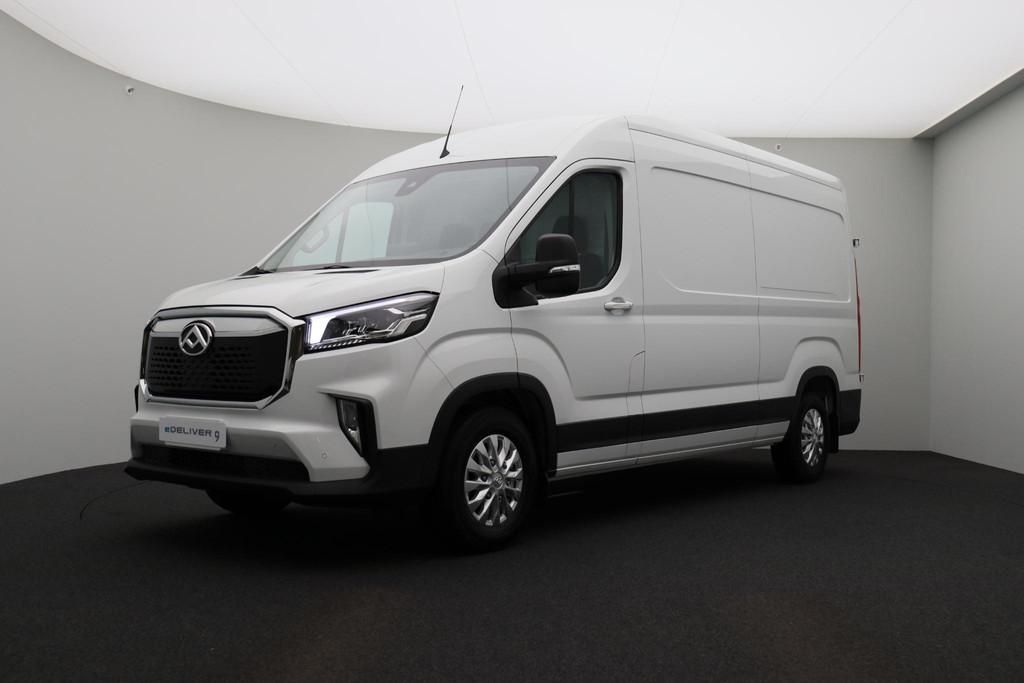 Maxus eDeliver 9 L3H2 Business 72 kWh | Camera | Carplay | C, Auto's, Bestelauto's, Stof, Maxus, Wit, 204 pk
