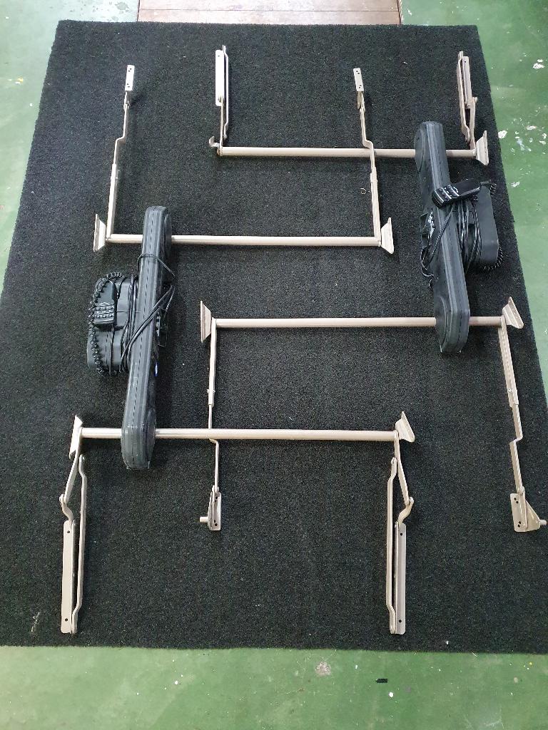 Duomat 6 verstelmotor auping auronde 90x 200, Ophalen, Gebruikt, Tweepersoons, Bedbodem