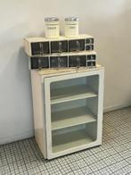 Piet Zwart Bruynzeel Grutterskastjes & Glazen Opbergkast, Ophalen of Verzenden