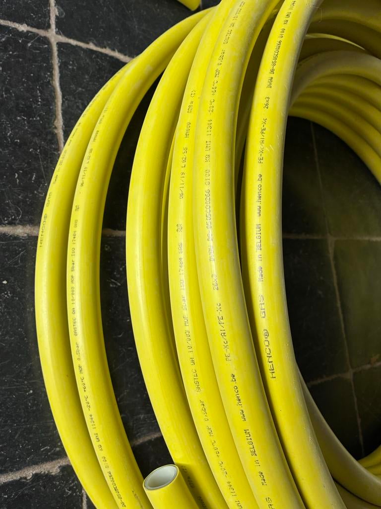 Henco Meerlagenbuis Gas - 25 meter, Ophalen, Overige materialen, 6 meter of meer, Overige typen