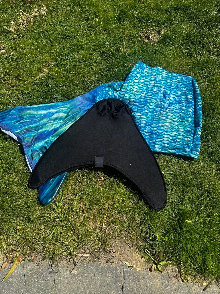 Monovin met zeemeermin staart, Meisje, One size, Ophalen of Verzenden, Zo goed als nieuw