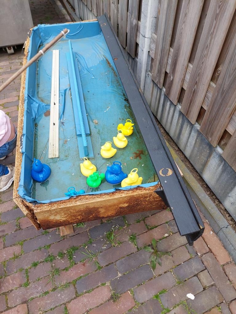 Eendjes vissen spel, Ophalen