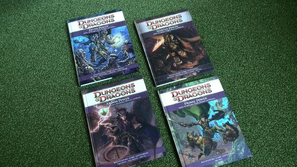 Dungeons & Dragons 4e  4x Power Books, Ophalen of Verzenden, Zo goed als nieuw, WotC