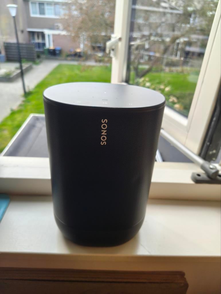 Sonos Move gen 1 (model S17), Audio, Tv en Foto, Luidsprekers, Zo goed als nieuw, Front, Rear of Stereo speakers, Minder dan 60 watt