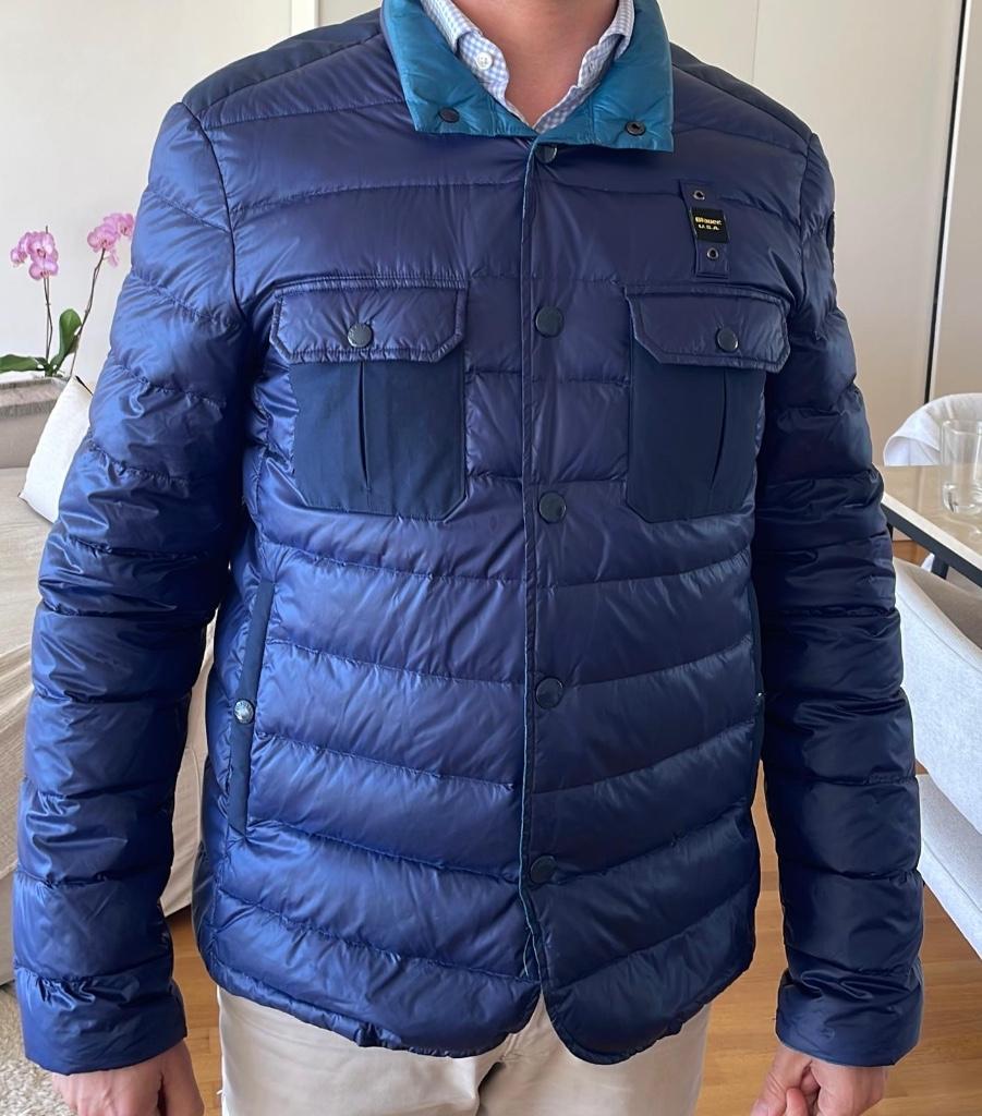 Blauer jas, Ophalen, Blauw, Maat 56/58 (XL), Zo goed als nieuw