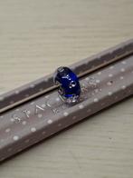 Trollbeads Blauwe Diamond like Glasbedel, Sieraden, Tassen en Uiterlijk, Bedels, Gebruikt, Glas of Kristal, Ophalen of Verzenden
