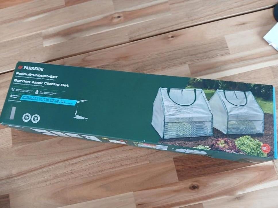 Parkside Garden Apex Cloche Set - 2 stuks, Folie, Ophalen of Verzenden, Plastic, Kweekkas