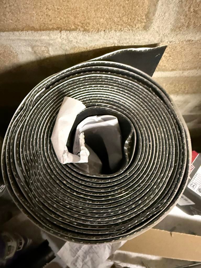 EPDM rol Zelfklevend - 5m x 30cm - Dakbedekking, Kunststof, Zwart, Nieuw, Ophalen of Verzenden
