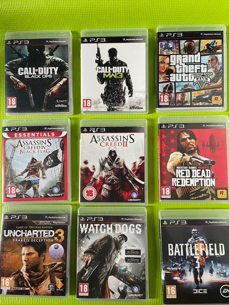 Beste PS3 games - compleet, Avontuur en Actie, Online, Gebruikt, Vanaf 18 jaar