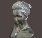 Gouden Vintage hanger met opaal. 2026/148, ., Ophalen of Verzenden, Zo goed als nieuw, .