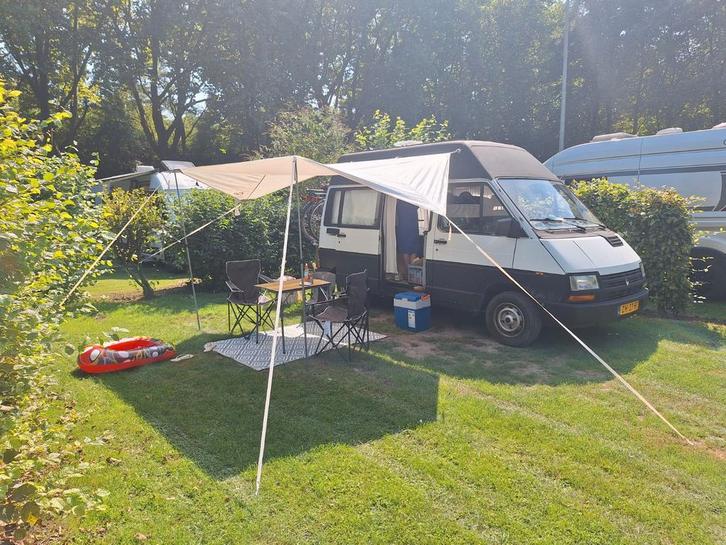 Renault trafic 1991 1.7 benzine nieuwe APK, Caravans en Kamperen, Campers, Particulier, tot en met 2, Buscamper of Camperbus, Overige merken