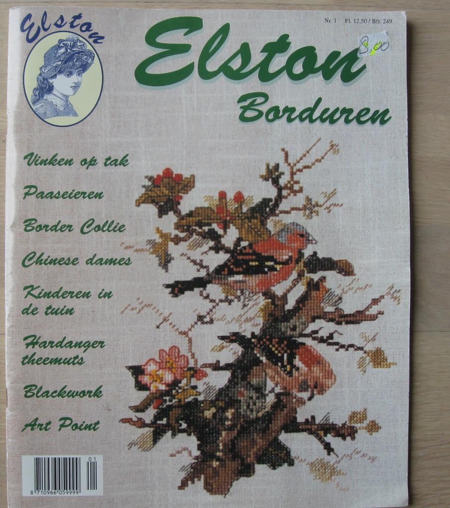 Kruissteken boek Elston met veel oude patronen zie, Ophalen of Verzenden, Nieuw, Handborduren, Patroon