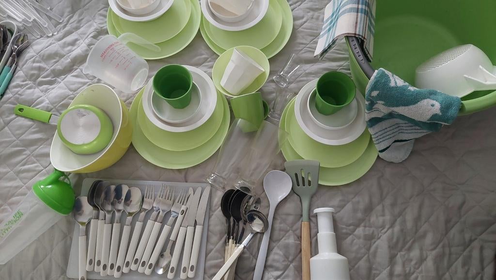 Camping servies, Caravans en Kamperen, Kampeeraccessoires, Ophalen of Verzenden