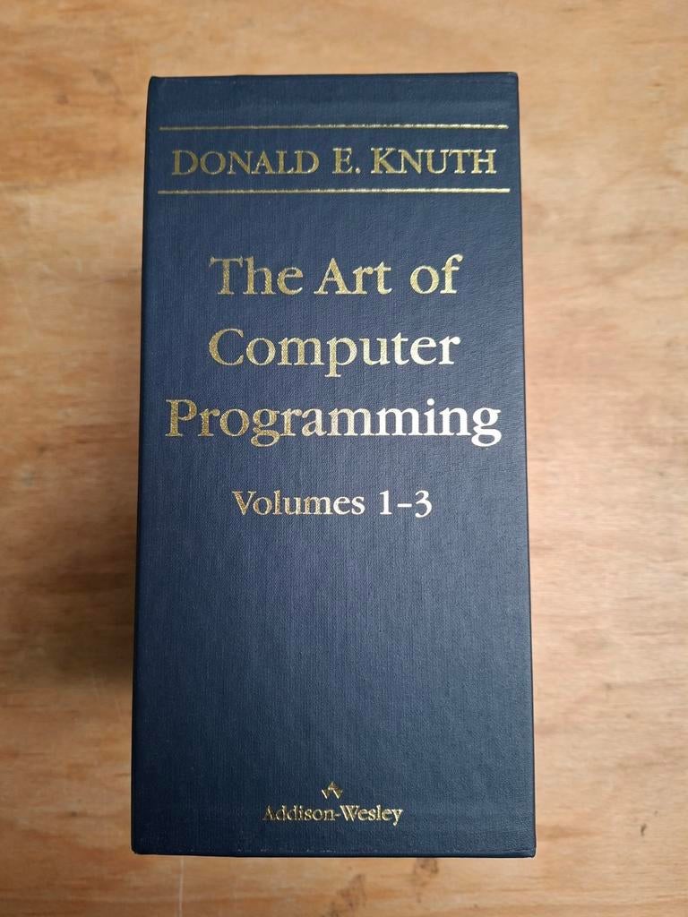 The Art of Computer Programming, Vol. 1-3 - Donald Knuth, Ophalen, Gelezen, Programmeertaal of Theorie, Donald E. Knuth