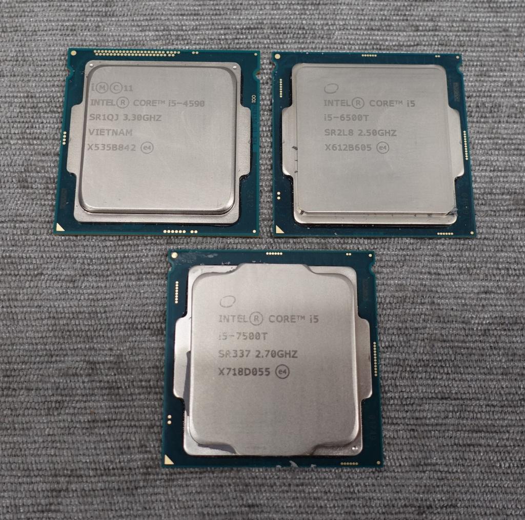 Intel i5 cpu's 3,30Ghz 4590 / 2,50Ghz 6500T / 2,70Ghz 7500T, Ophalen of Verzenden, Zo goed als nieuw, Intel Core i5, 2 tot 3 Ghz