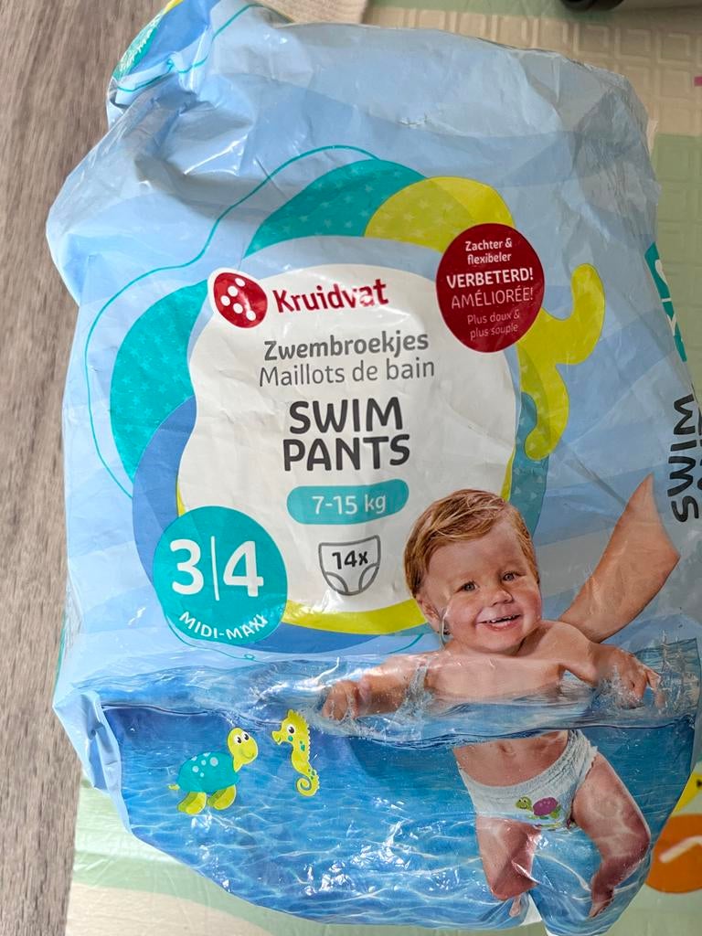 Zwemluiers Kruidvat maat 3/4 (7 stuks), Ophalen of Verzenden, Nieuw