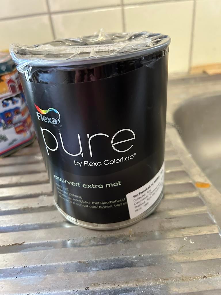 Flexa muurverf 6009, Ophalen, Zo goed als nieuw