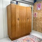 Fraai design vintage sixties kledingkast linnenkast hang leg, Ophalen, Met deur(en), Gebruikt, Overige materialen
