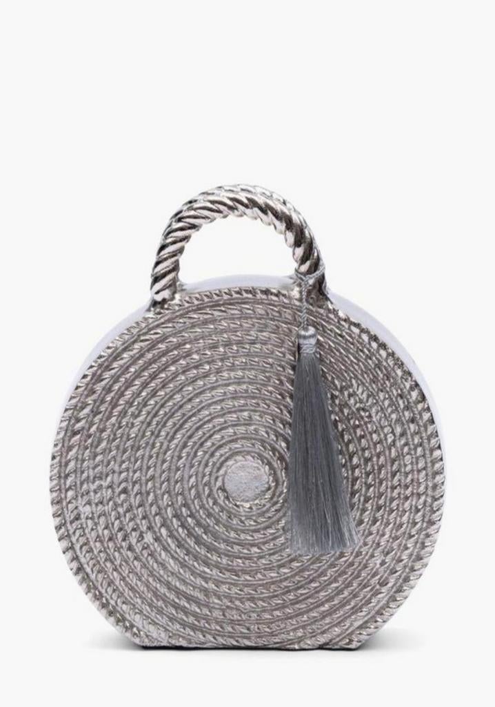 Prachtige zilveren Rivièra Maison Bali tas, Ophalen, Zo goed als nieuw