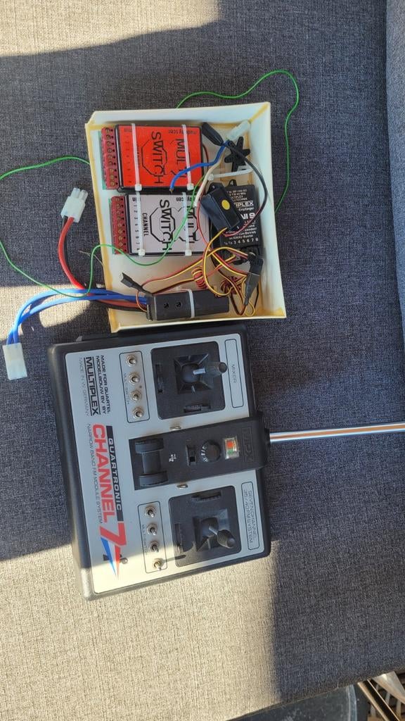 Zender, ontvanger,  regelaar met multiswitsch, Ophalen of Verzenden, Gebruikt