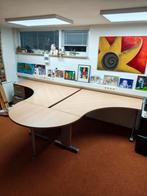 Groot Houten Werkbureau, Huis en Inrichting, Bureaus, Ophalen, Gebruikt, Bureau
