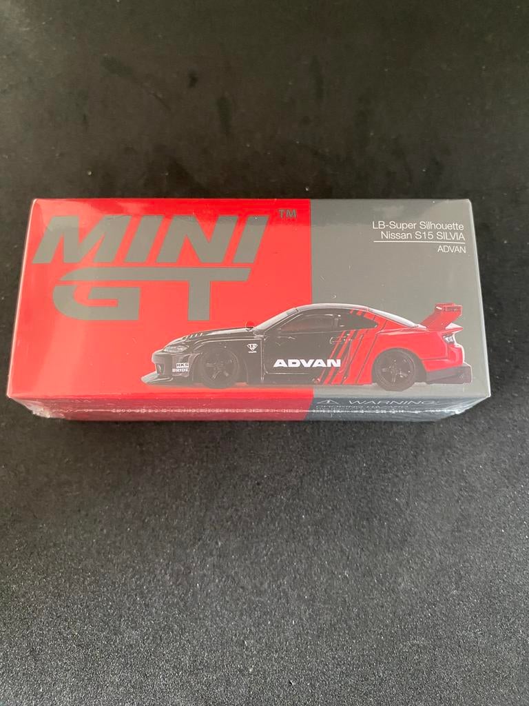 Mini gt Nissan silvia s15 super silhouette #649, Mini gt, Auto, Nieuw, Ophalen of Verzenden
