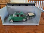 Fiat 500 met aanhanger Diecast 1:18, Ophalen of Verzenden, Zo goed als nieuw, Auto, Solido