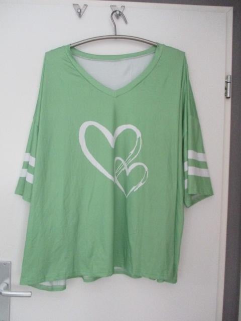 Groen shirt maat 8XL, Ophalen of Verzenden, Zo goed als nieuw, Groen, Shirt of Top