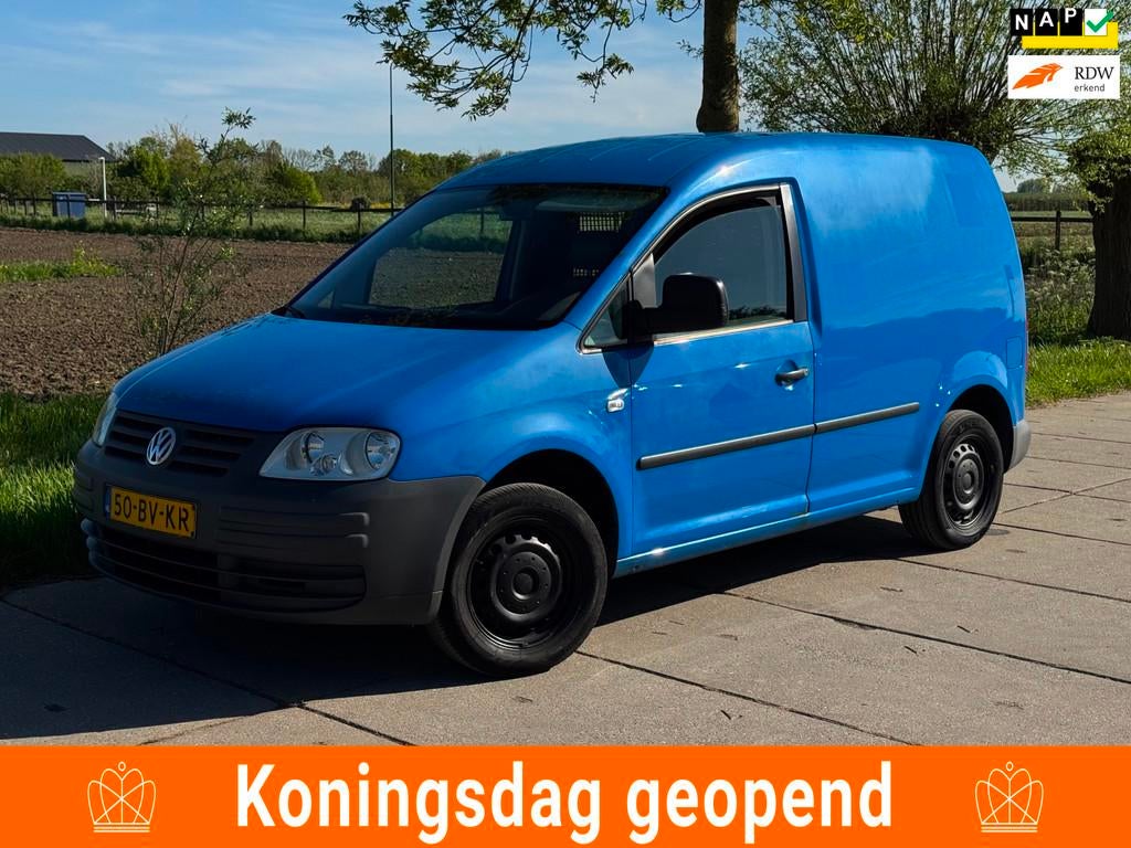 Volkswagen Caddy 2.0 SDI CAMERA|CARPLAY|PDC|TREKHAAK|RIJKLAA, Auto's, Bestelauto's, Bedrijf, Te koop, ABS, Airbags, Lichtmetalen velgen
