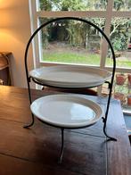 IJzeren etagere met twee schalen, Ophalen, Zo goed als nieuw