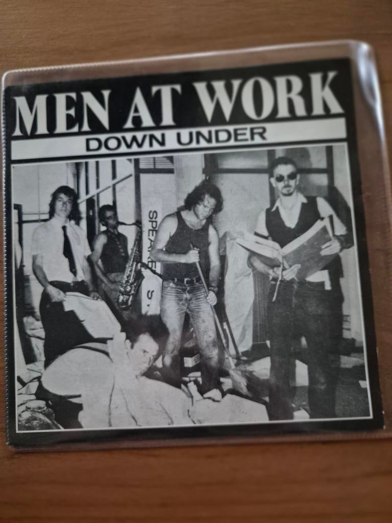 Men At Work - Down Under (Single), Cd's en Dvd's, Vinyl Singles, Gebruikt, Single, Pop, 7 inch, Ophalen of Verzenden