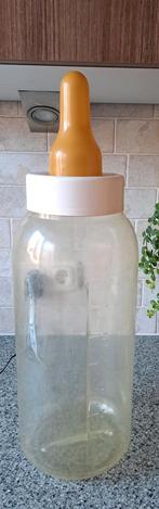 Mega grote vintage spaarpot babyfles zuigfles van de kermis, Ophalen of Verzenden