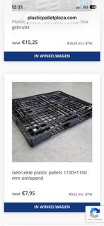 Kunststof open pallets, Ophalen, Gebruikt