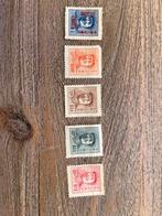 Chinese postzegels met Mao Zedong 1949-1950, Ophalen of Verzenden, Gestempeld, Oost-Azië