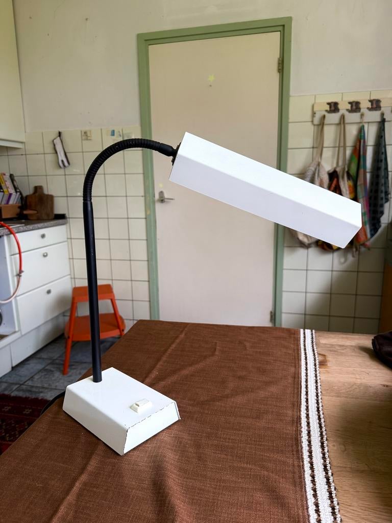 Vintage Massive bureaulamp - jaren 80, Ophalen of Verzenden, Gebruikt, Metaal, Minder dan 100 cm