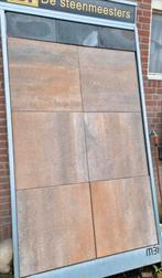 Nuance brown 60x60x4cm geïmpregneerd terrastegels s- partij, Nieuw, Ophalen of Verzenden, 10 m² of meer, Beton