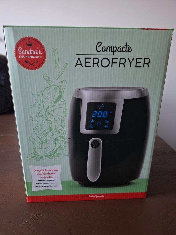 Sandra's Keukenmini's Compacte Aerofryer, Witgoed en Apparatuur, Airfryers, Nieuw, Airfryer, Ophalen of Verzenden